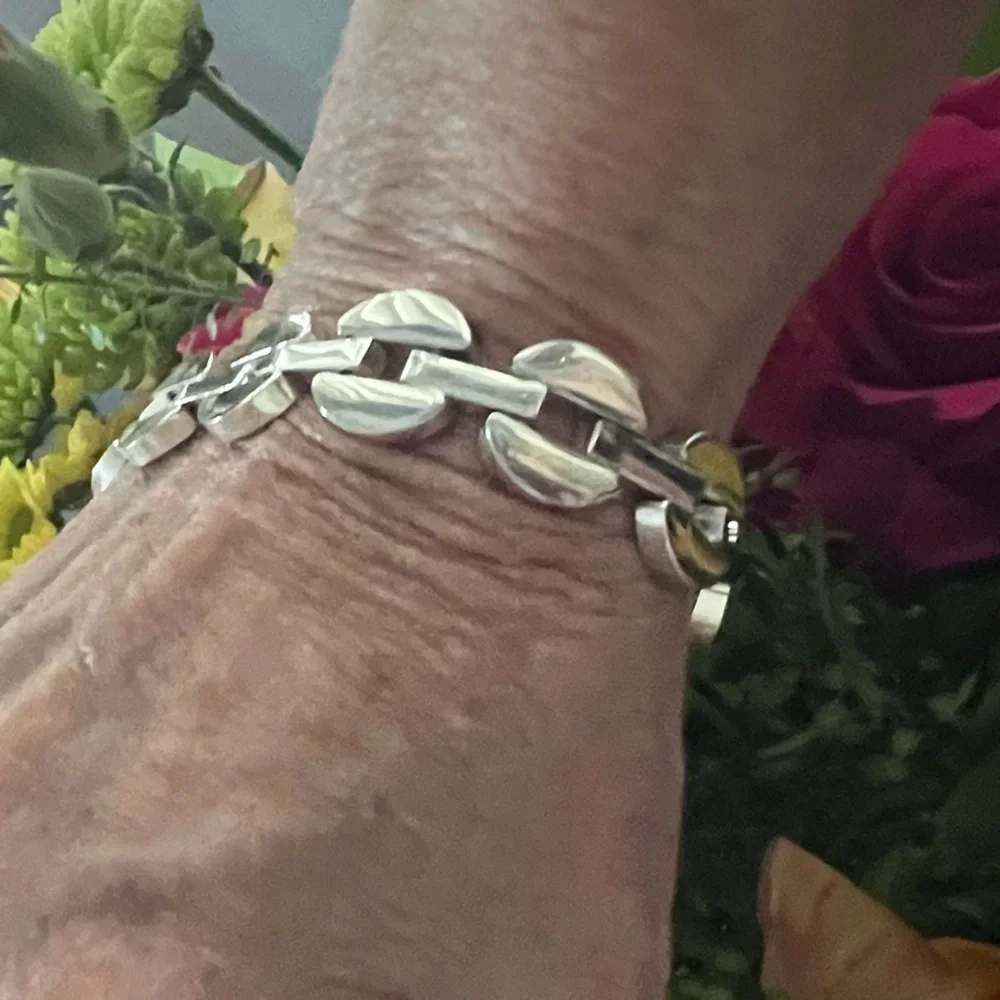 Silver Chunky Chain Link Bracelet  NWT